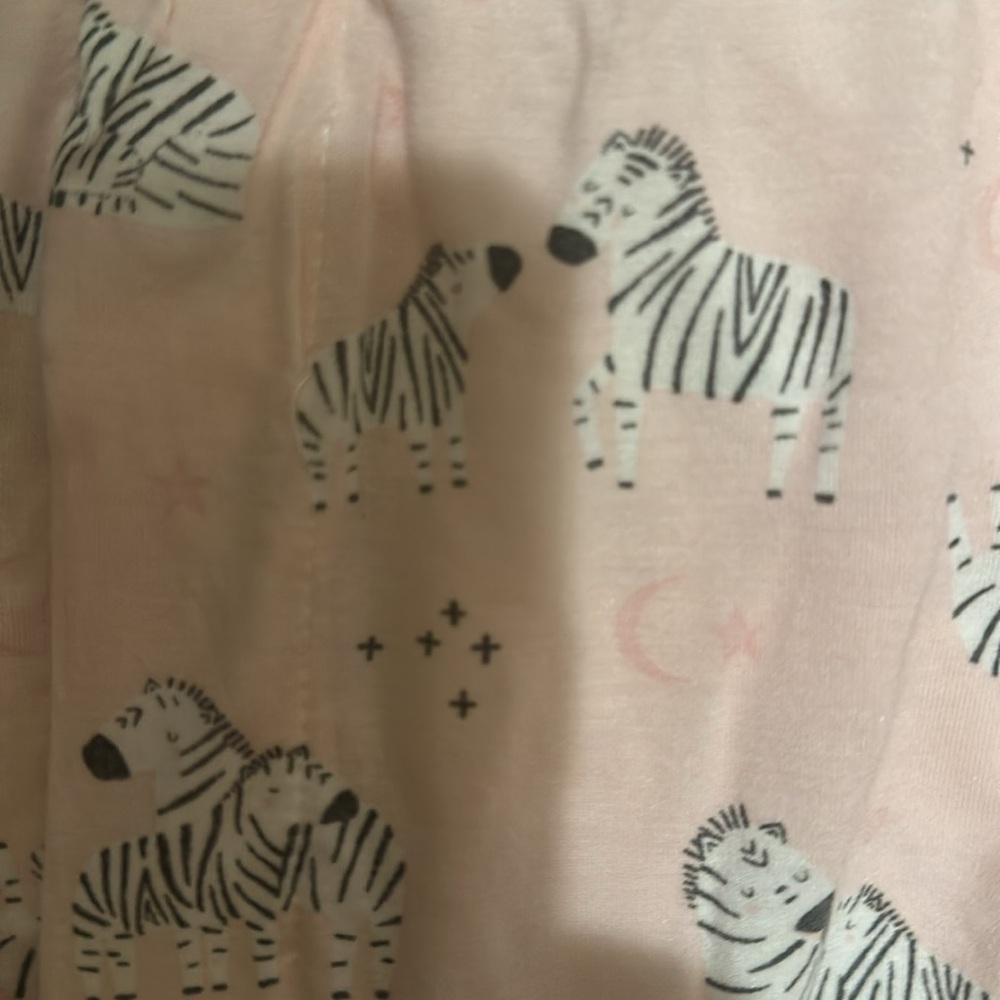 Magnetic Me Pink Zebra Kids Footie - Picture 3 of 5